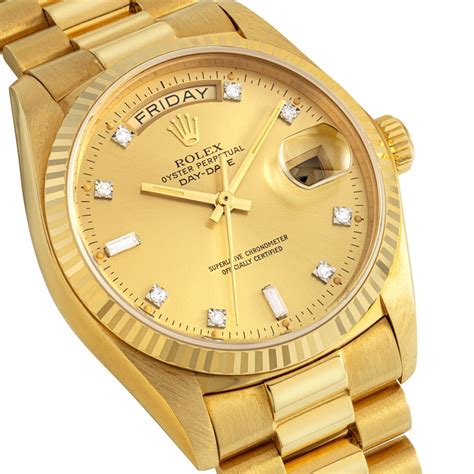 day date rolex price gold|Rolex Day-Date 40 prices.